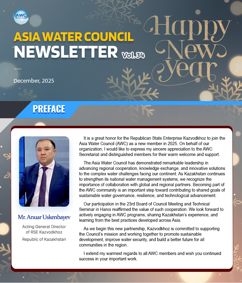 Asia Water Council Newsletter Vol 34 (December, 2025)